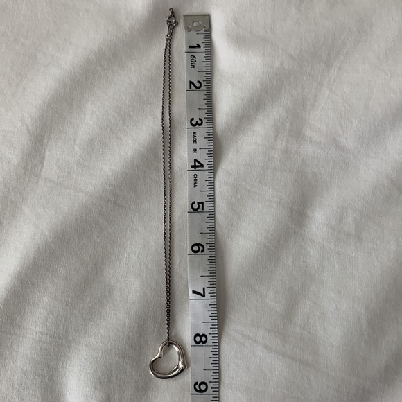 Elsa Peretti for Tiffany & Co Silver Open Heart Necklace - Picture 6 of 11